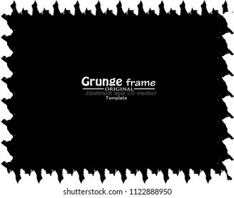 Grunge Frame. Vector Illustration.
