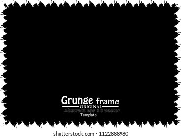 Grunge Frame. Vector Illustration.
