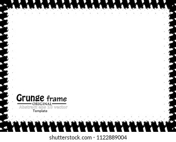 Grunge Frame. Vector Illustration.
