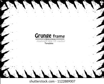 Grunge Frame. Vector Illustration.
