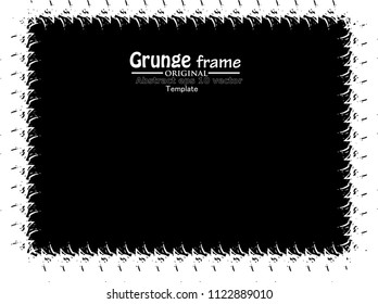Grunge Frame. Vector Illustration.
