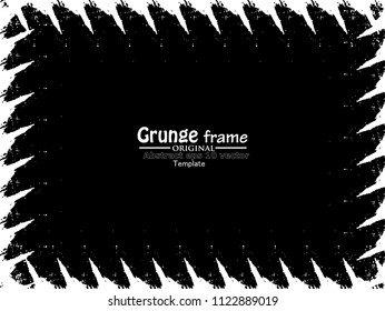 Grunge Frame. Vector Illustration.
