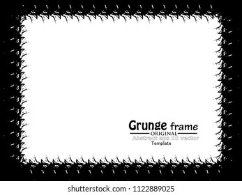 Grunge Frame. Vector Illustration.
