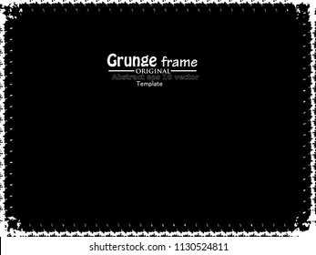 Grunge Frame. Vector Illustration.

