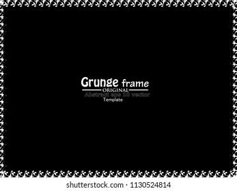 Grunge Frame. Vector Illustration.
