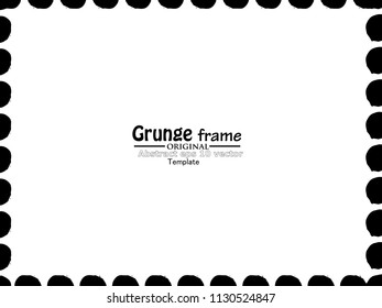 Grunge Frame. Vector Illustration.
