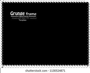 Grunge Frame. Vector Illustration.
