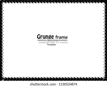 Grunge Frame. Vector Illustration.
