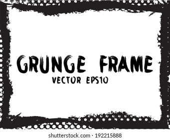 Grunge frame, Vector illustration