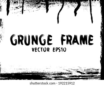 Grunge frame, Vector illustration