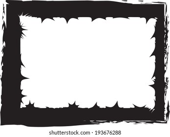 Grunge frame, Vector illustration