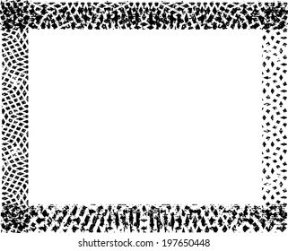 grunge frame. vector illustration. 