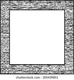 grunge frame. vector illustration.