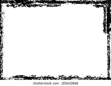 Grunge frame. Vector illustration.
