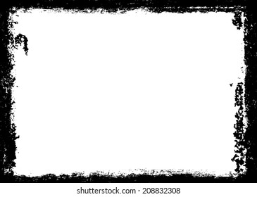 Grunge frame. vector illustration.  