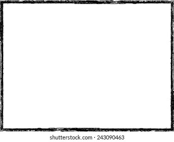 Grunge Frame. Vector Illustration. 