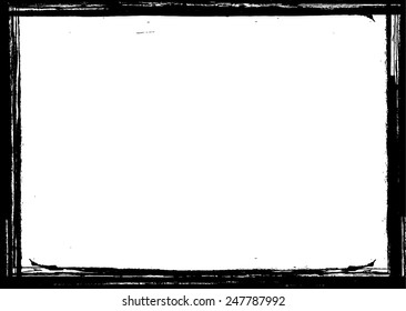 Grunge Frame. Vector Illustration. 