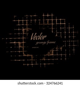 Grunge frame vector illustration