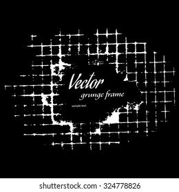 Grunge frame vector illustration