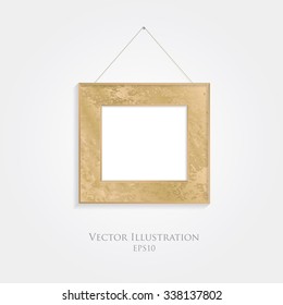 Grunge frame vector illustration.