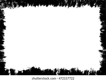 Grunge frame, vector illustration