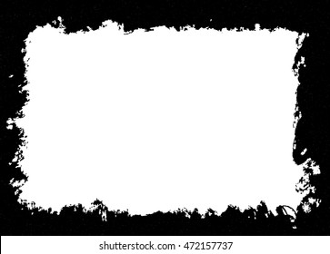 Grunge frame, vector illustration