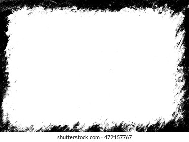 Grunge frame, vector illustration
