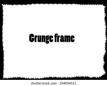 Grunge Frame. Vector Illustration.