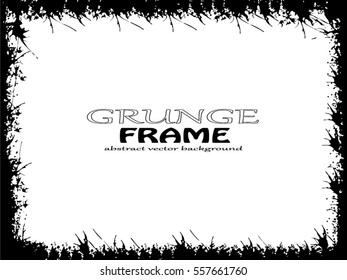 Grunge Frame. Vector Illustration. 