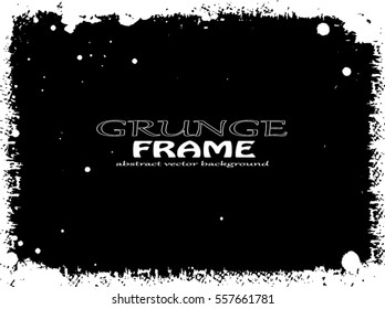 Grunge Frame. Vector Illustration. 