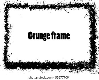 Grunge Frame. Vector Illustration. 