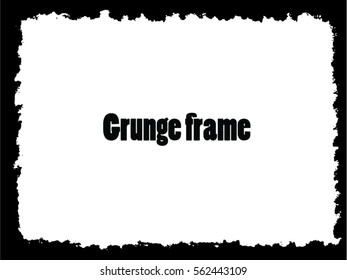 Grunge Frame. Vector Illustration. 
