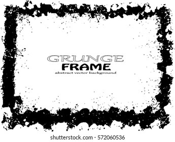 Grunge Frame. Vector Illustration. 
