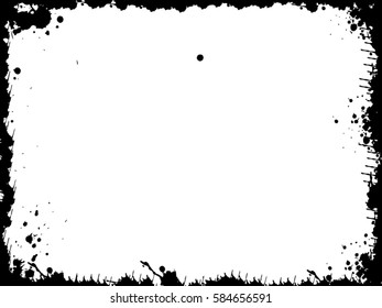 Grunge Frame. Vector Illustration.