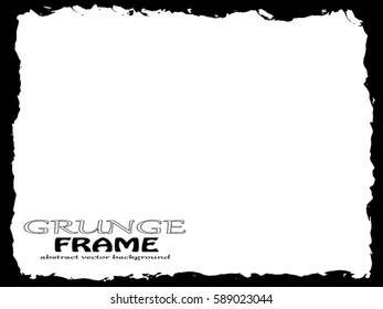 Grunge Frame. Vector Illustration.
