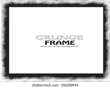 Grunge Frame. Vector Illustration.