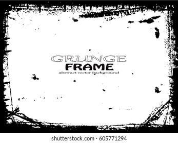 Grunge Frame. Vector Illustration.