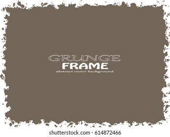 Grunge Frame. Vector Illustration.