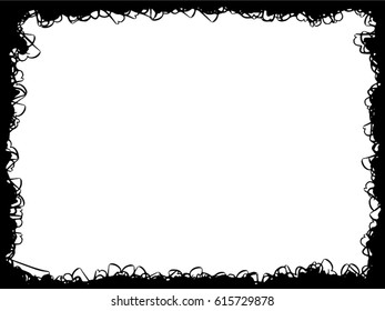 Grunge Frame. Vector Illustration.