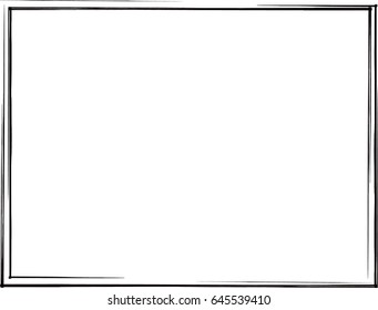 Grunge Frame. Vector Illustration.