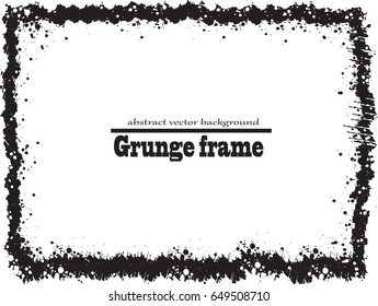 Grunge Frame. Vector Illustration.