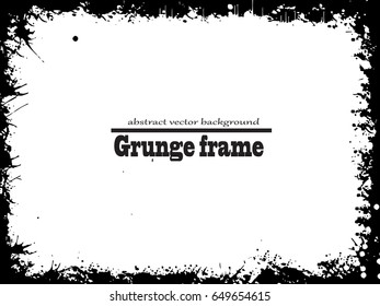 Grunge Frame. Vector Illustration.