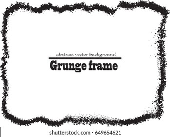 Grunge Frame. Vector Illustration.