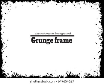 Grunge Frame. Vector Illustration.