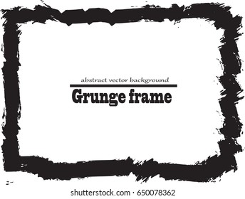 Grunge Frame. Vector Illustration.