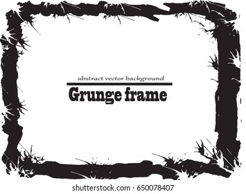Grunge Frame. Vector Illustration.