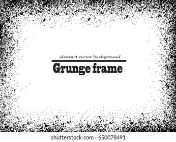 Grunge Frame. Vector Illustration.