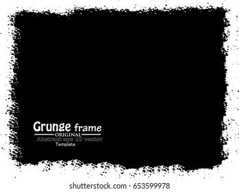 Grunge Frame. Vector Illustration.