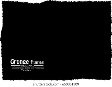 Grunge Frame. Vector Illustration.