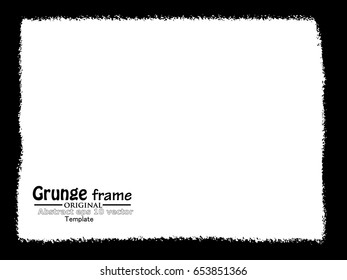 Grunge Frame. Vector Illustration.